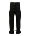 Sacai Tailored Straight Pants In Black
