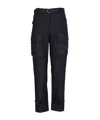 Sacai Belt-loop Casual Pants In Black