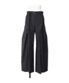 Sacai Belt Loop Casual Pants In Blue