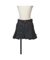 Sacai Belt-loop Denim Shorts In Black