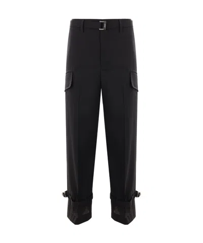SACAI BELT-LOOP OVERALLS