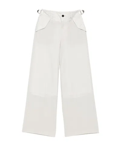 SACAI ADJUSTABLE-WAIST FLAP-POCKET TROUSERS