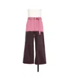 Sacai Belt Loops Slacks In Black