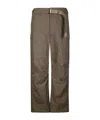 Sacai Belt Loops Slacks In Brown