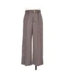 Sacai Belt Wool Loop Casual Pants In Gray