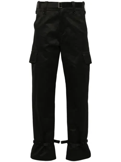 SACAI BELTED CARGO PANTS