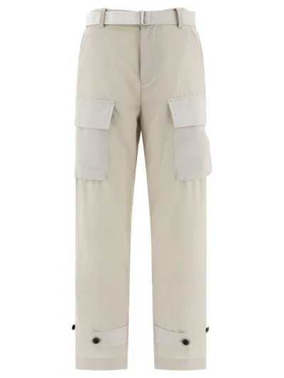 SACAI SACAI BELTED CARGO TROUSERS