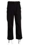 Sacai Men's Cotton Twill Pants In Black