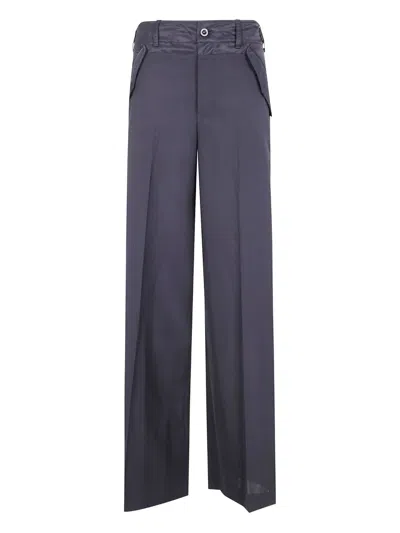 SACAI BELTED PANELLED TROUSERS