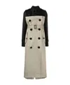Sacai Belted Shirt Dress In Nude