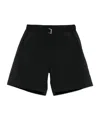 Sacai Belted Shorts In Black