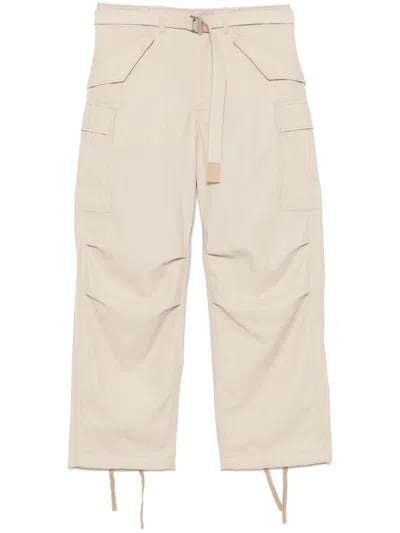 SACAI BELTED TROUSERS