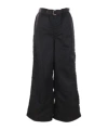 Sacai Wide-leg Belted Cargo Trousers In Black