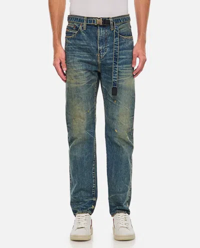 Sacai Beyondexx Denim Pants In Blue