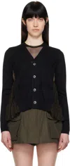 Sacai Long Sleeve Sweatshirt In 602 Brown