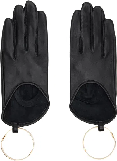Sacai Black Bangle Gloves