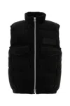 Sacai Black Corduroy Down Jacket In Black