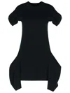 Sacai Dress Woman In Black