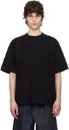 Sacai Cotton Jersey T-shirt In 001 Black
