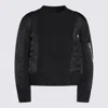 Sacai Women's Cotton And Nylon Crewneck Sweater In Black