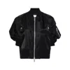 Sacai Black Regular Fit Bomber Jacket In Black