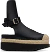 Sacai Black Jodphur Boots In 001 Black