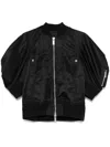 Sacai Blouson Nylon Twill Bomber Jacket In Black