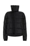 Sacai Piumino In Nylon Nero Donna In Black