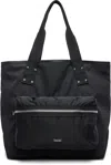 Sacai Mens Black Coal Nylon Large Tote Bag In Black