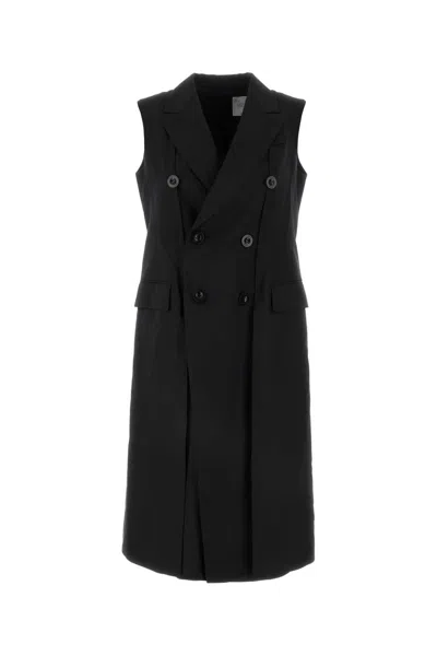 SACAI PLEATED LONG VEST