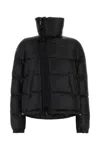 Sacai Piumino In Nylon Nero Donna In Black