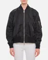 Sacai Womens Black Relaxed-fit Round-neck Shell Jacket In Black