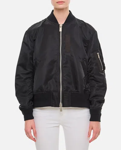 SACAI BLACK REGULAR FIT JACKET