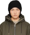 SACAI BLACK 'S' MOHAIR BEANIE