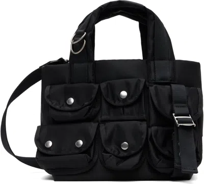 Sacai Black Small Nylon Tote