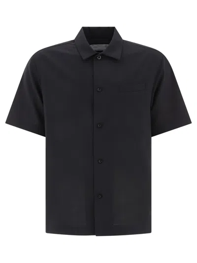 Sacai Black Suiting Shirt For Men