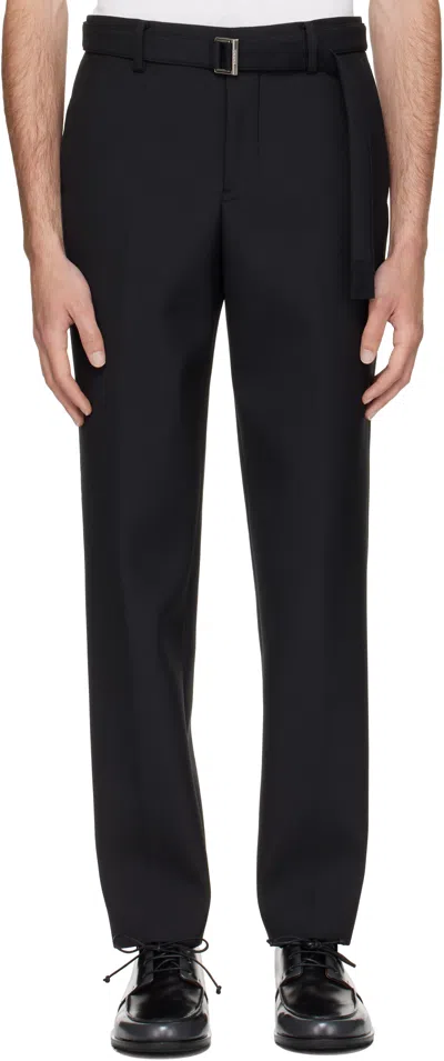 Sacai Black Suiting Trousers