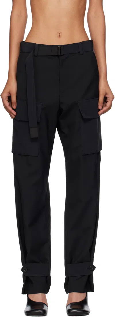 Sacai Black Suiting Trousers