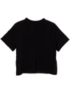Sacai Black T-shirt And Polo Set In Black