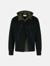 Sacai Black Wool Blend Jacket In Black