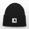 Sacai Carhartt Wip Wool Blend Knit Beanie Hat In Black