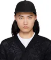 Sacai Black Wtaps Edition Cotton Back Satin Cap In 001 Black