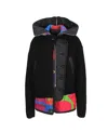 Sacai X Kaws Deconstructed Layered Blouson In Black
