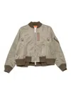 Sacai Bomber Jacket With Sleeve Zip Pocket