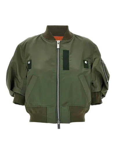 Sacai 3/4 Sleeve Bomber Jacket