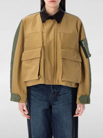 SACAI JACKET SACAI WOMAN COLOR BEIGE,G70838022