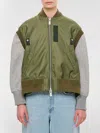 Sacai Waistcoat  Woman Color Green In Green
