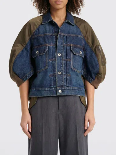 Sacai Blazer Woman  In Brown