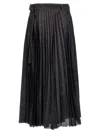 SACAI BLUE DENIM MIX SKIRT