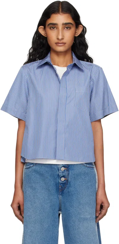 Sacai Blue Poplin Shirt